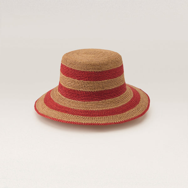 Helen Kaminski Tama Hat Medium Brim Nougat/ Tropical
