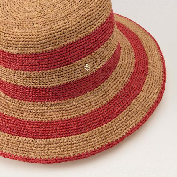 Helen Kaminski Tama Hat Medium Brim Nougat/ Tropical