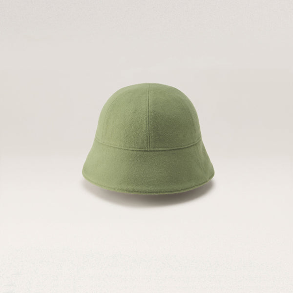 Helen Kaminski Zahara Wool Cloche Hat Cloche Washed Khaki