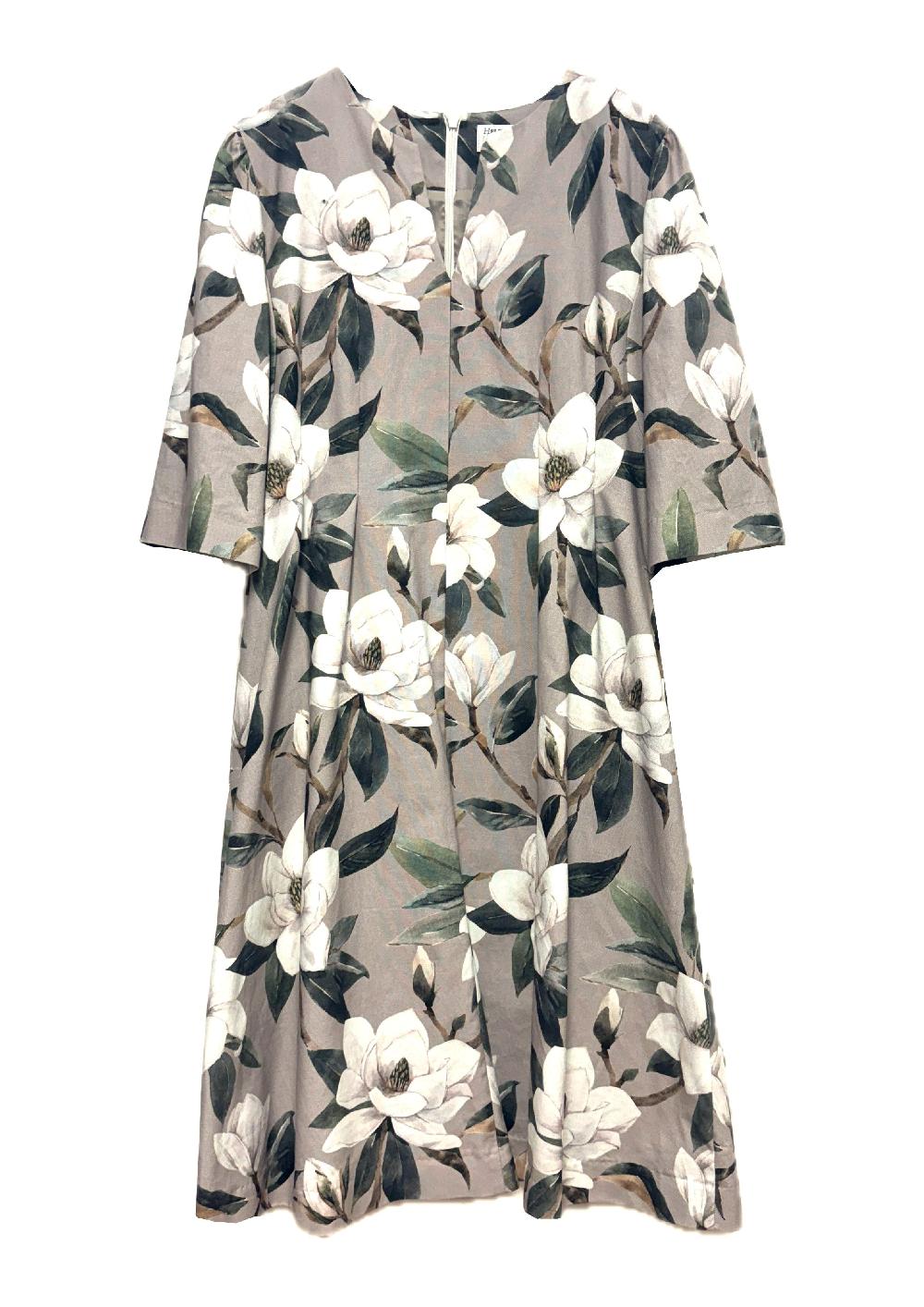 helene berman Greta White Magnolia Canvas Tailored Dress - size 10