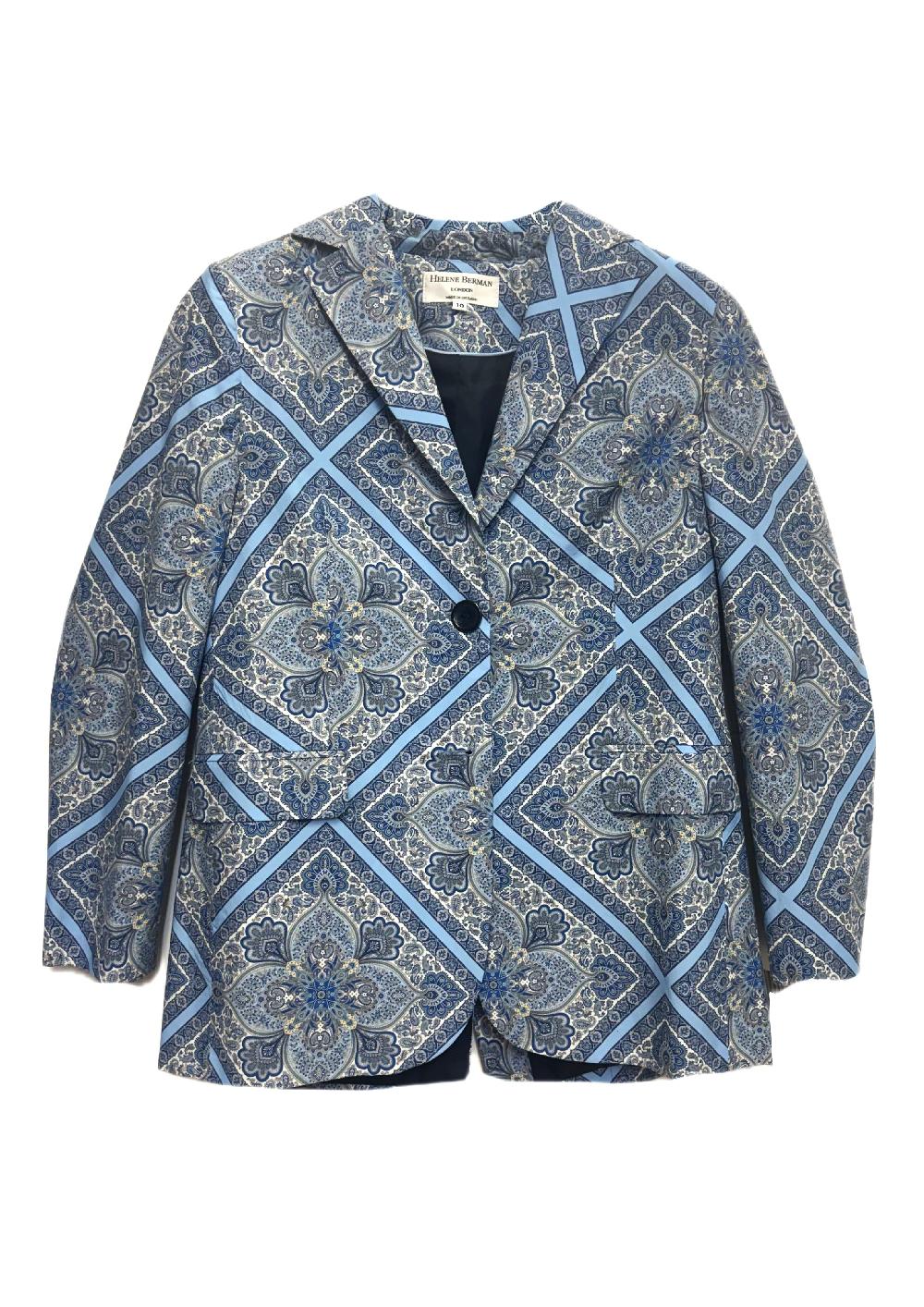 helene berman Isa Blazer made with Liberty Fabric
