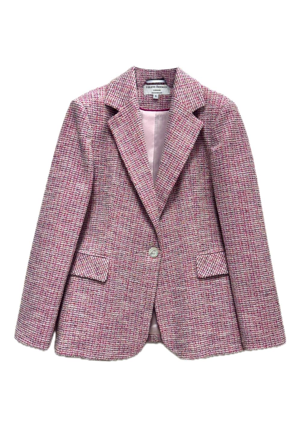 Helene Berman Jade Blazer With Sparkle Thread - Size XS M