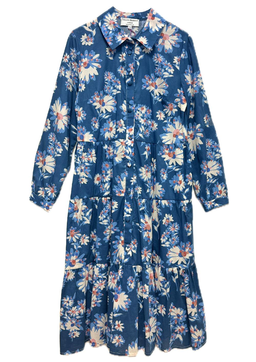 helene berman Mila Tiered Dress made with Liberty Fabric - size 10