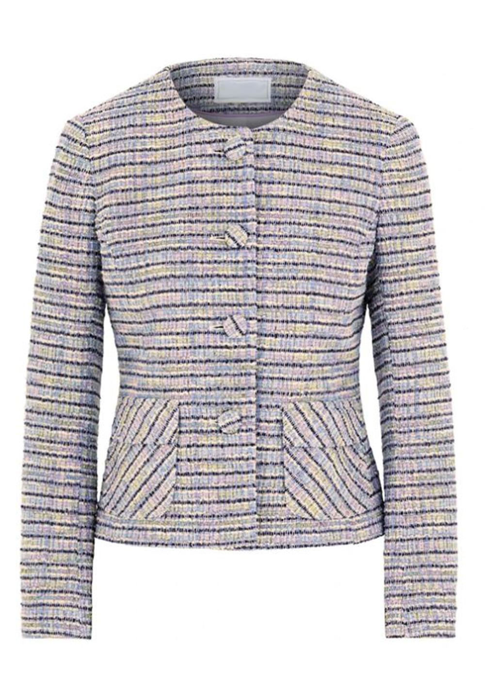 helene berman Ruth Round Neck Jacket with Metallic Thread - size 10 & 20