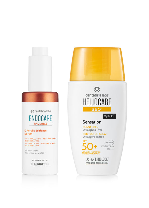 heliocare ENDOCARE C Ferulic Serum & HELIOCARE 360° Sunscreen