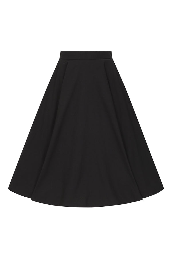 Hell Bunny Abi 50's Skirt Black