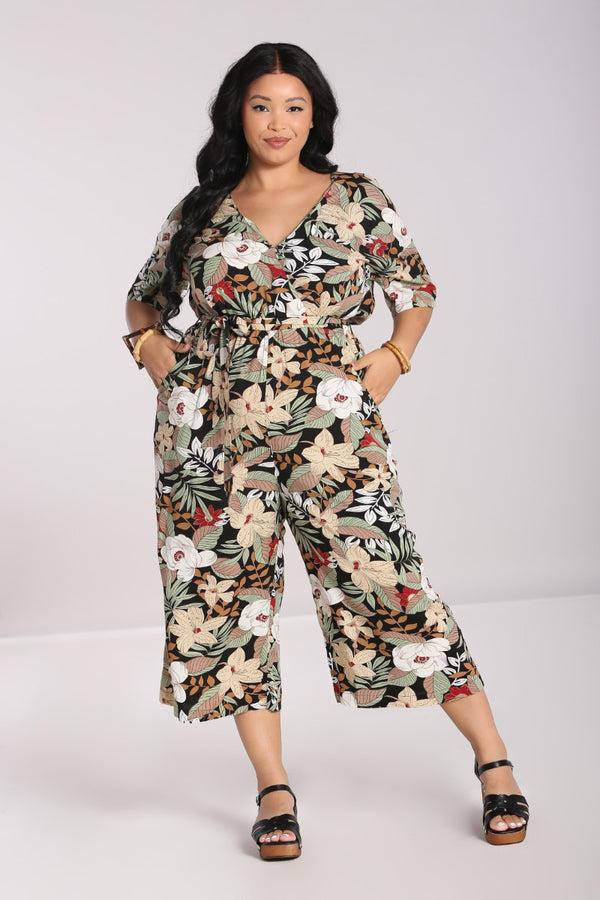 Hell Bunny Adelaida Jumpsuit Black