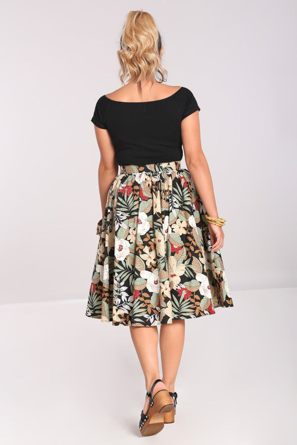 Hell Bunny Adelaida Skirt Black