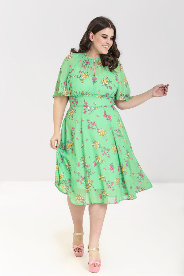 Hell Bunny Adelina Dress Mint