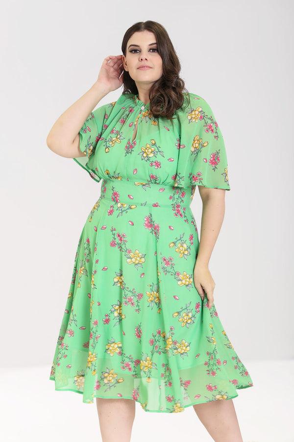 hell bunny Adelina Dress Mint
