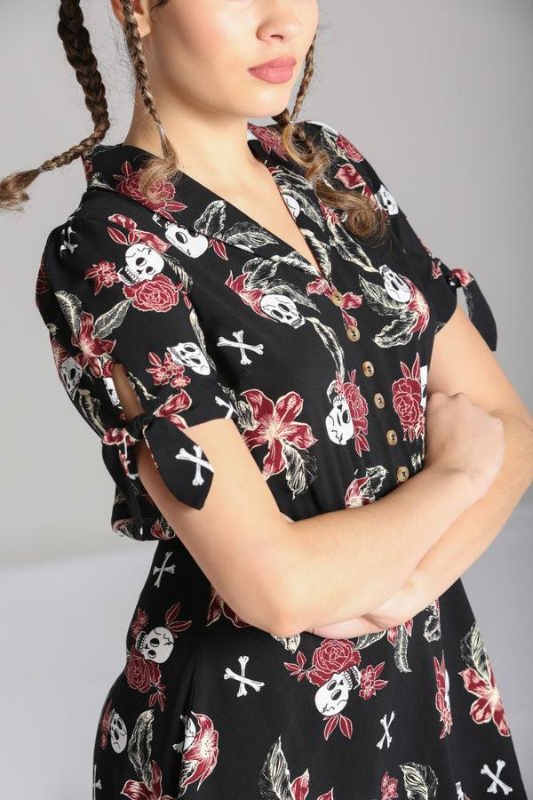 Hell Bunny Alani Mini Dress Black/Red