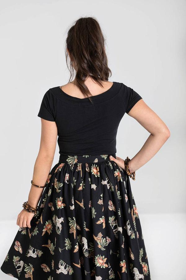 Hell Bunny Alex Top Black