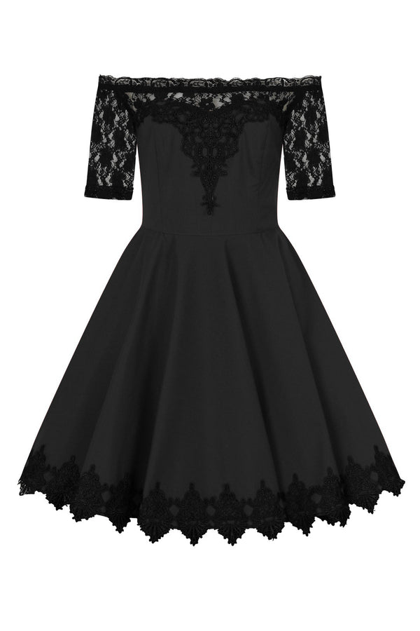 Hell Bunny Amara Mini Dress Black