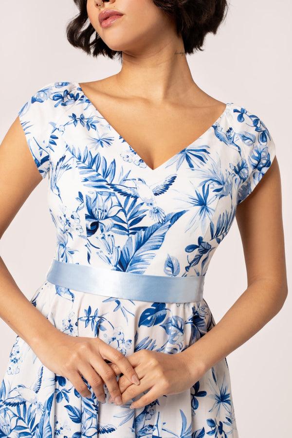 Hell Bunny Amazilia Dress Blue