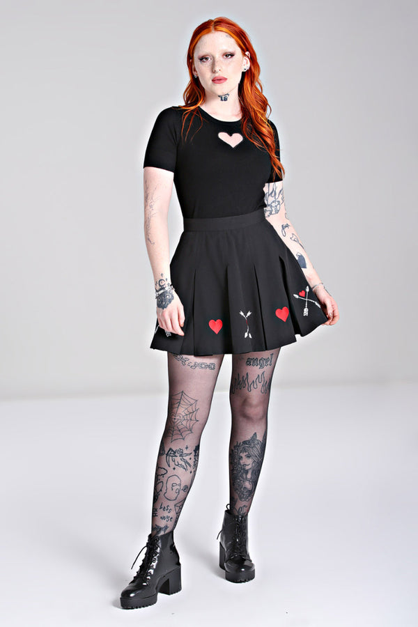 Hell Bunny Amy Skirt Black