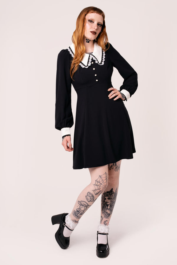 hell bunny Anastasia Dress Black