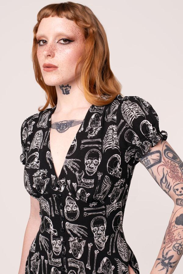 Hell Bunny Anatomy Dress Black
