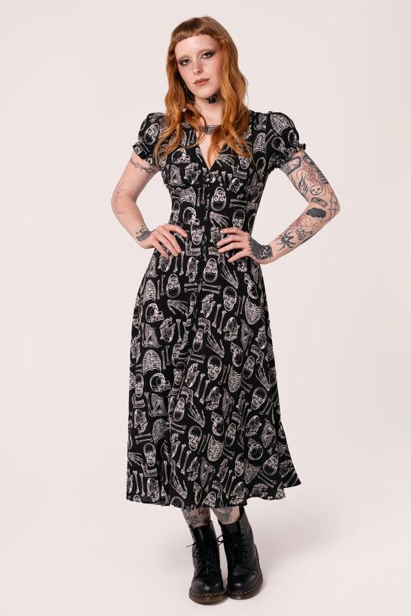 Hell Bunny Anatomy Dress Black