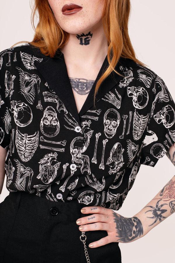 Hell Bunny Anatomy Shirt Black
