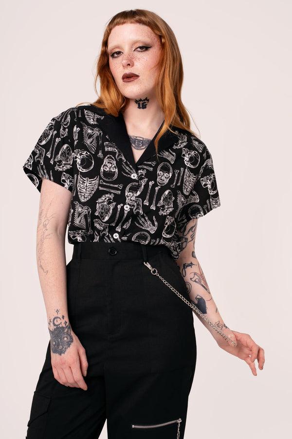 Hell Bunny Anatomy Shirt Black