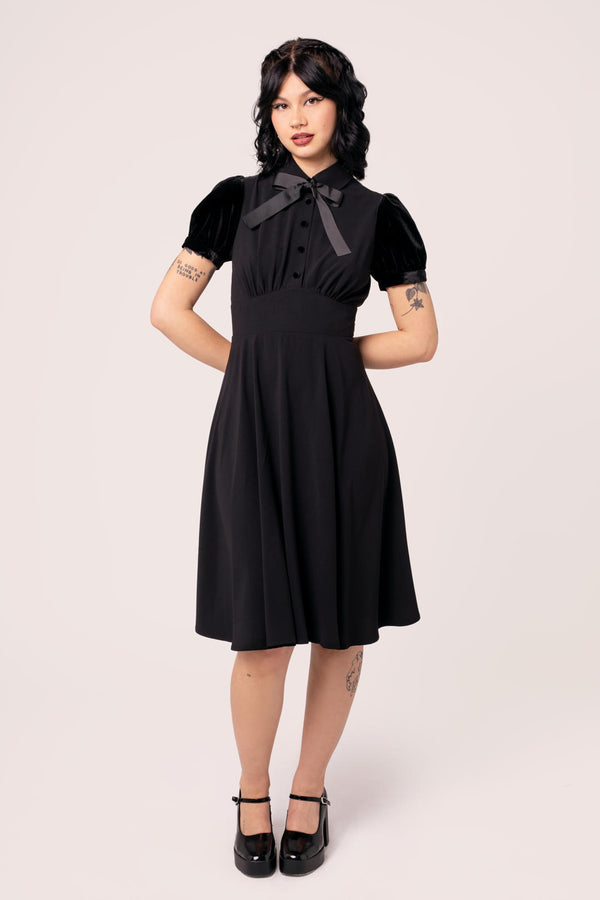 hell bunny Andrea Dress Black