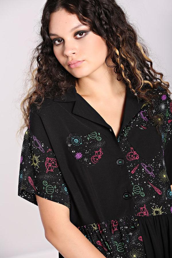 Hell Bunny Andromeda Dress Black