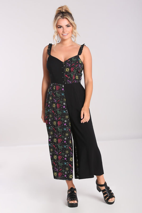 Hell Bunny Andromeda Jumpsuit Black