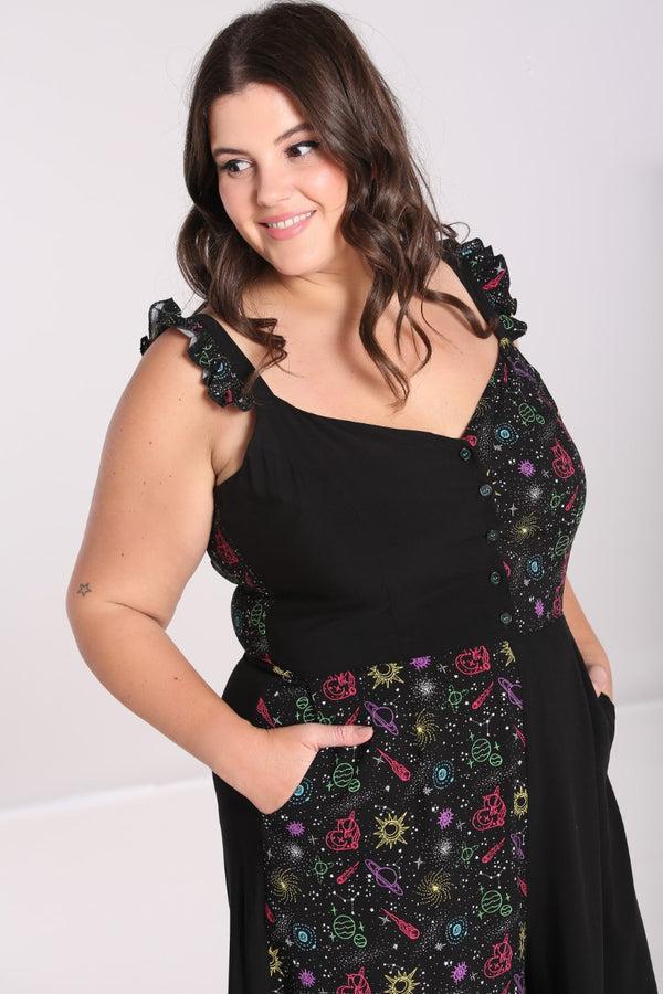 Hell Bunny Andromeda Jumpsuit Black