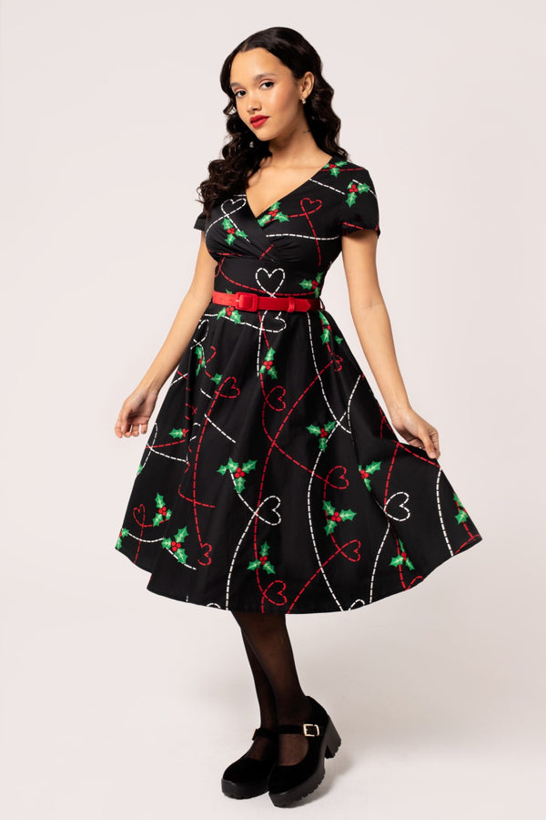 hell bunny Angelica Dress Black