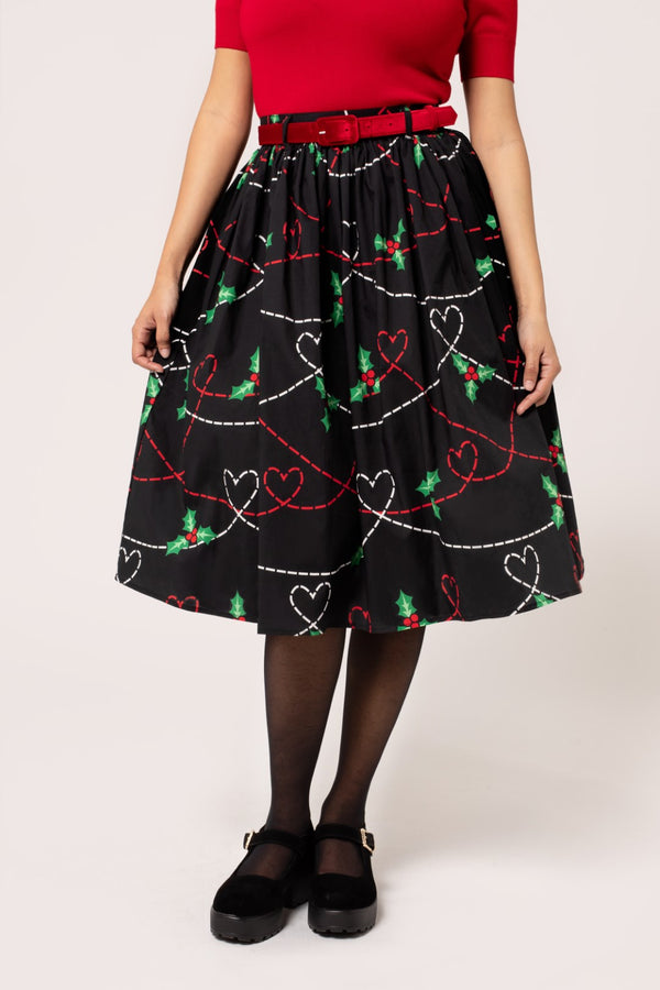 Hell Bunny Angelica Skirt Black