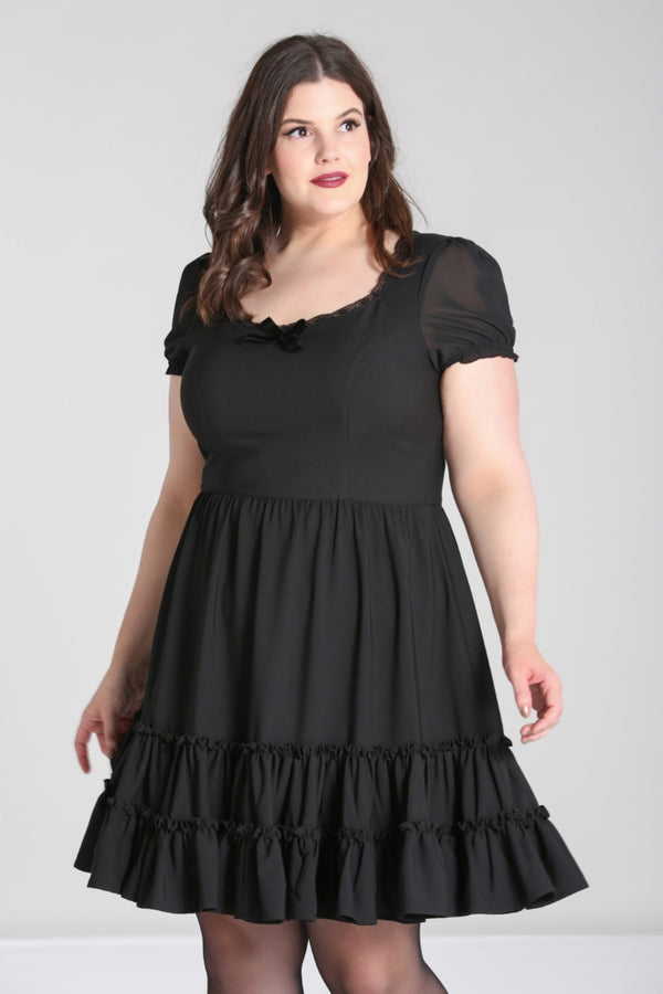 Hell Bunny Annette Dress Black