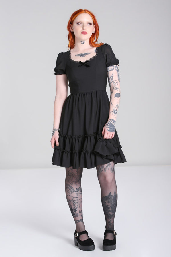 Hell Bunny Annette Dress Black