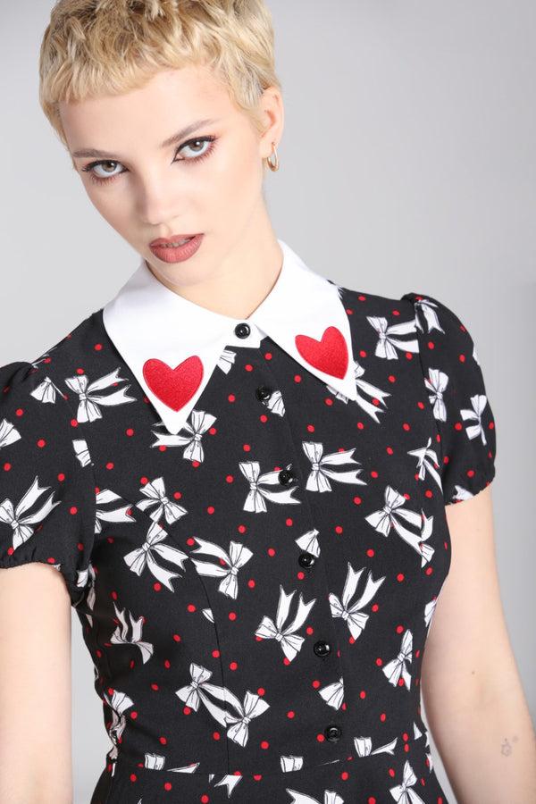 Hell Bunny Bobbie Mini Dress Black