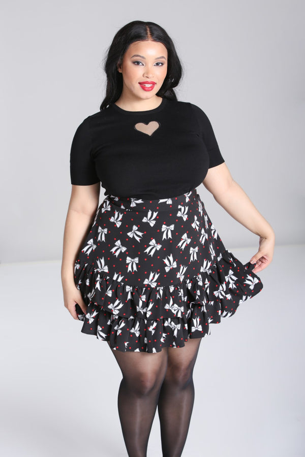 hell bunny Bobbie Skirt Black