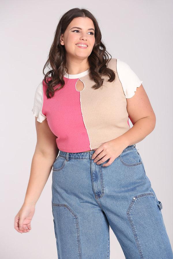 Hell Bunny Boston Top Multi Colour