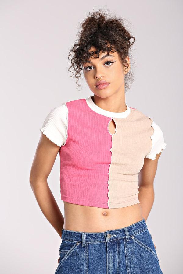 hell bunny Boston Top Multi Colour