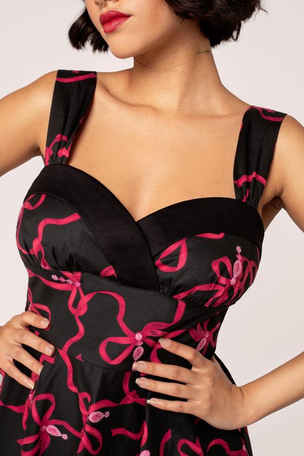 Hell Bunny Bownita Dress Black