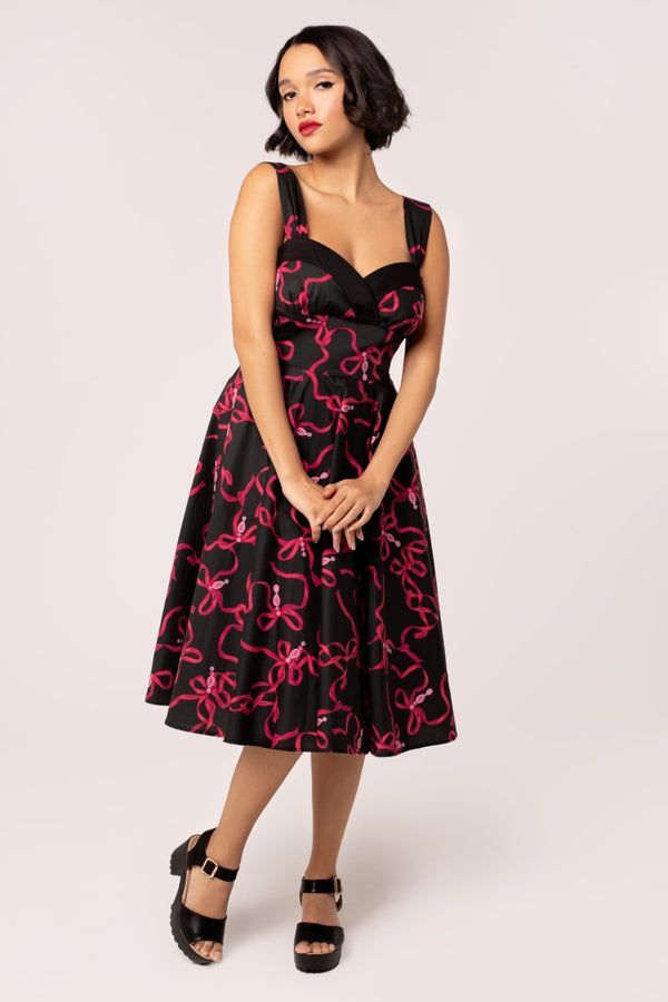 Hell Bunny Bownita Dress Black