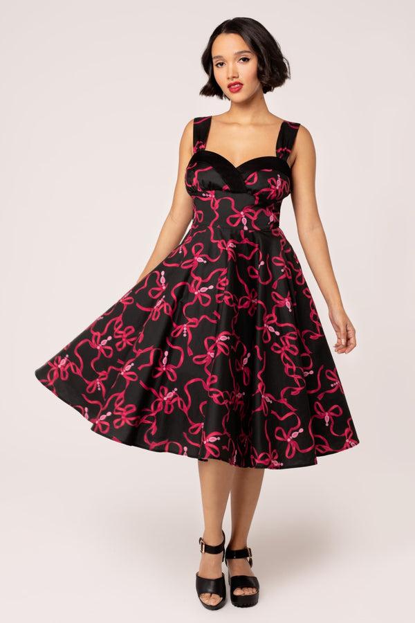 hell bunny Bownita Dress Black