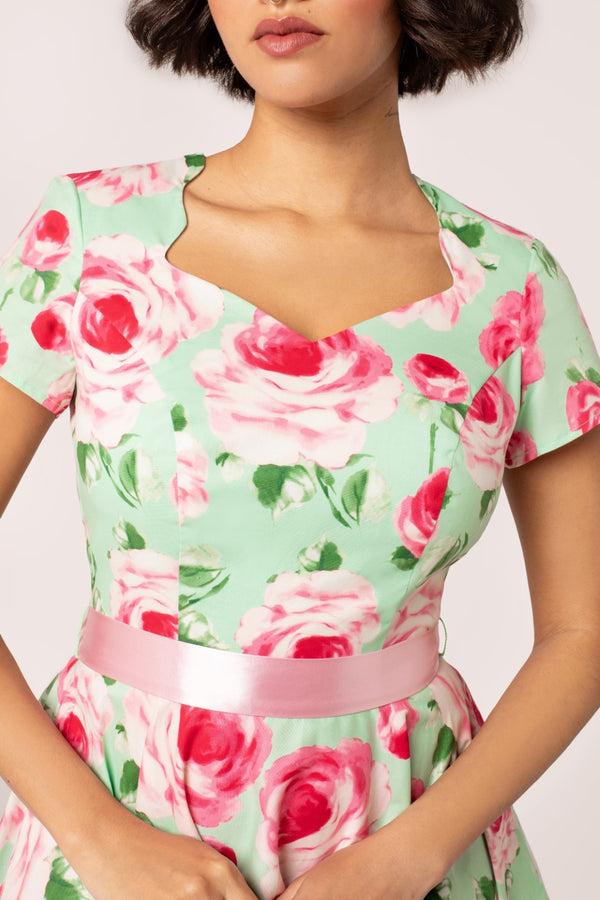 Hell Bunny Camille Dress Mint