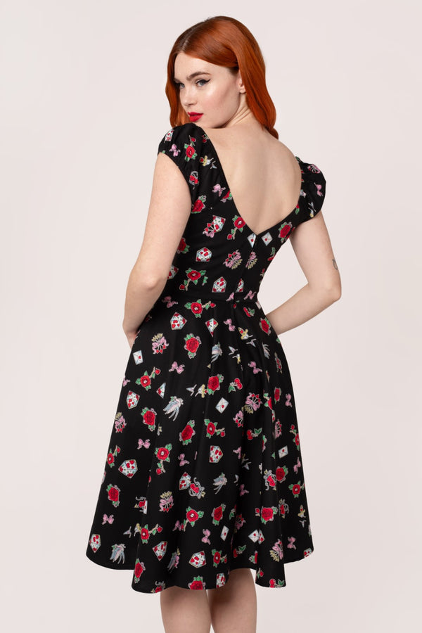 Hell Bunny Carlotta Dress Black