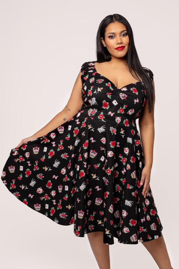 Hell Bunny Carlotta Dress Black
