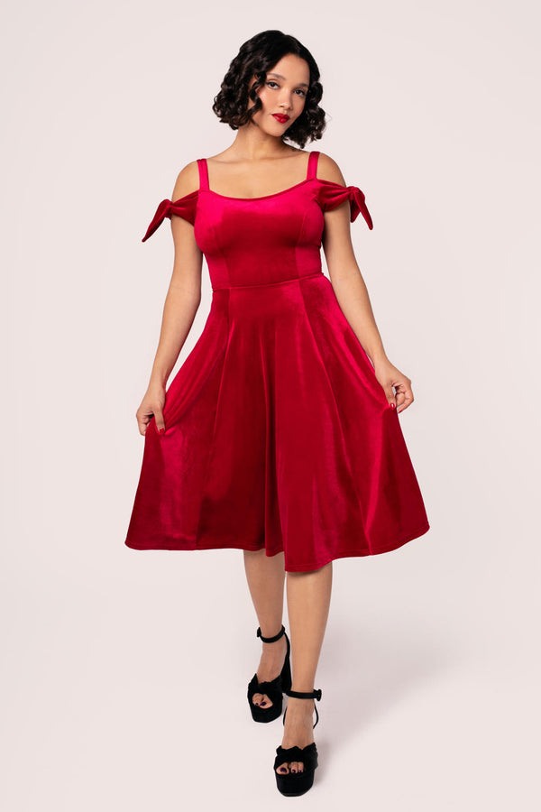 Hell Bunny Carrie Dress Red
