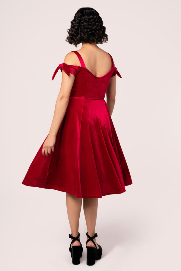 Hell Bunny Carrie Dress Red