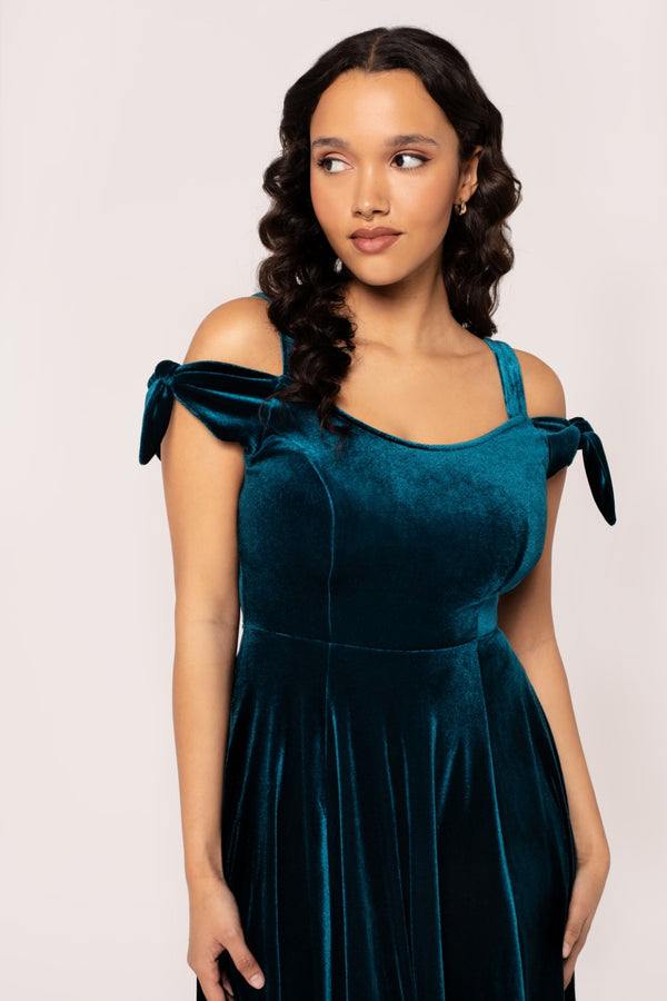 Hell Bunny Carrie Dress Teal