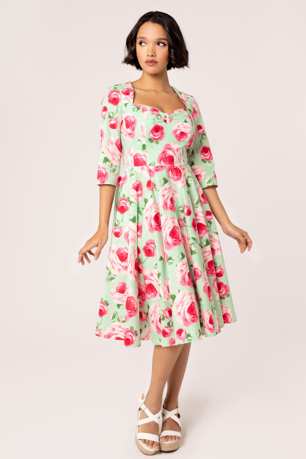 Hell Bunny Claire Dress Mint