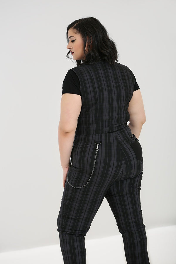 Hell Bunny Cobain Vest Grey