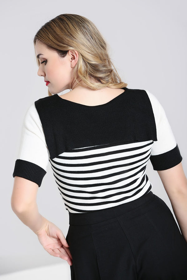 Hell Bunny Coco Top Black