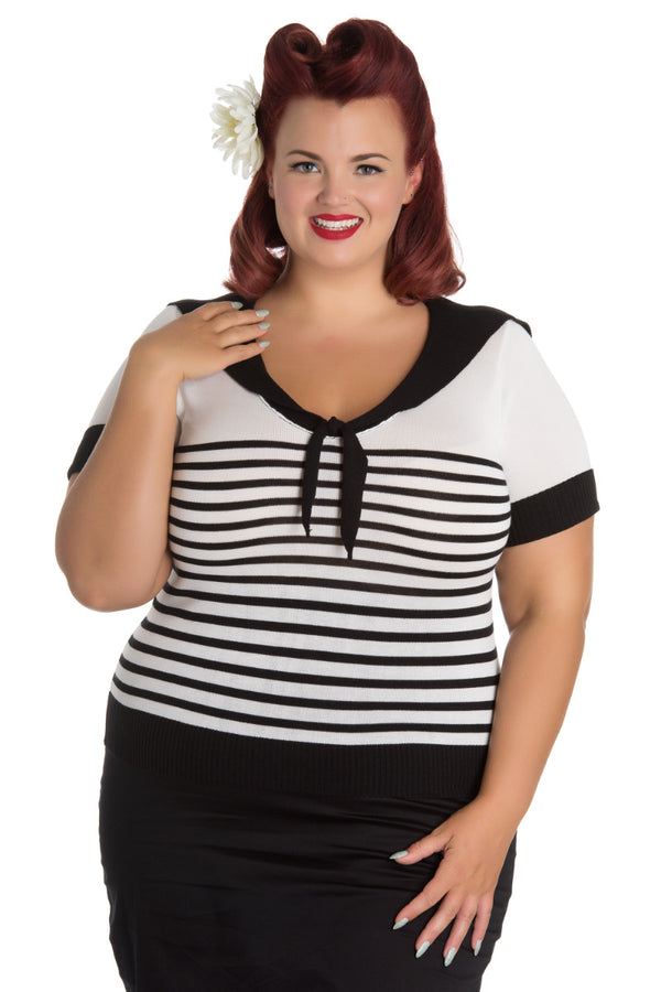 Hell Bunny Coco Top Black