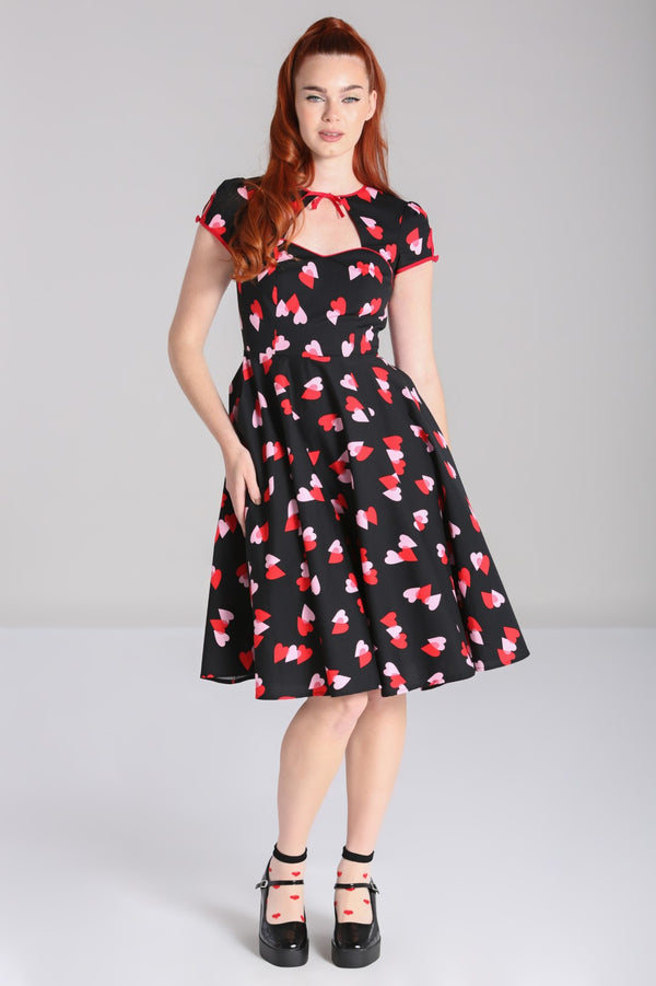 Hell Bunny Confetti Dress Black